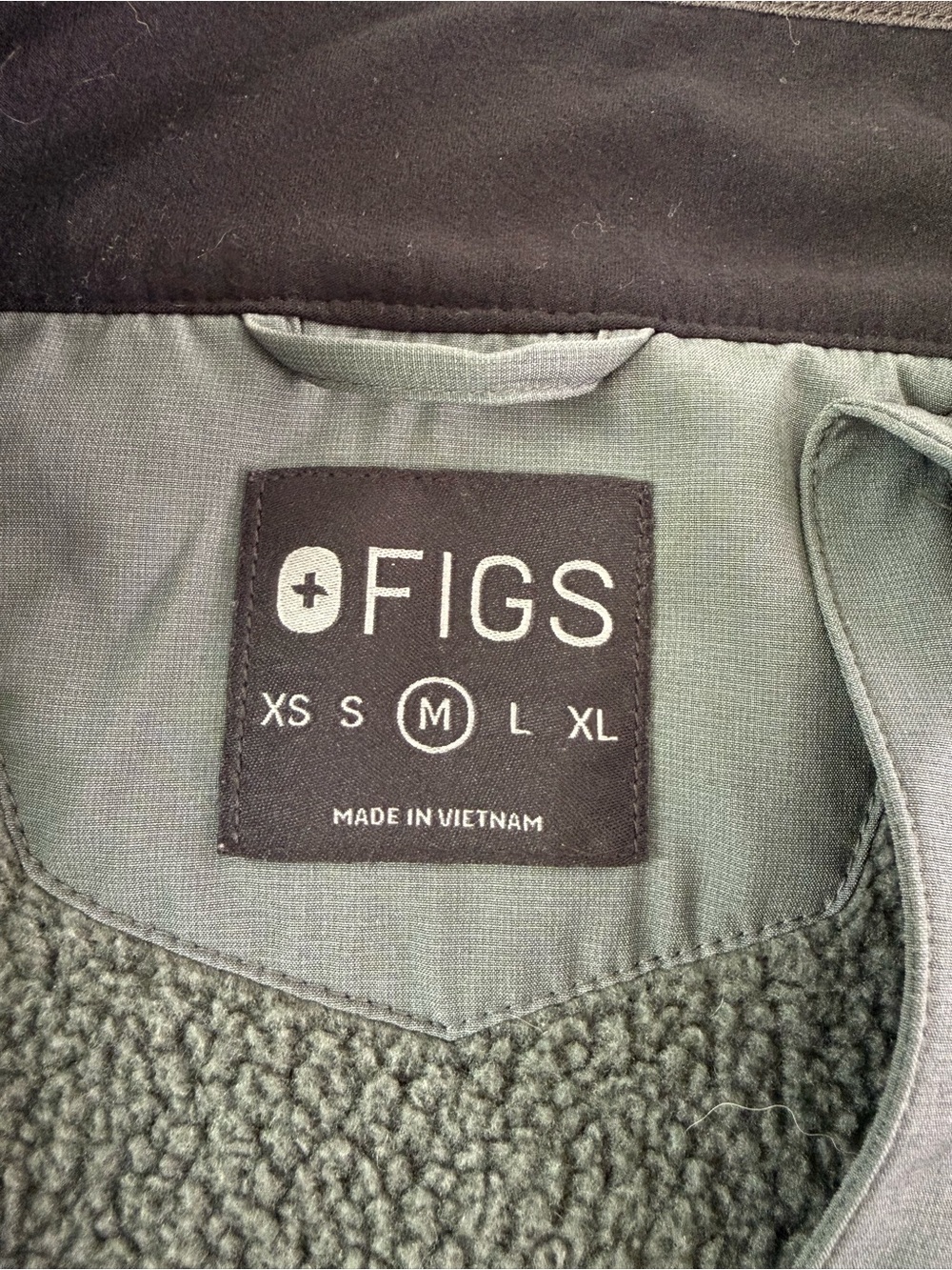 Figs Men's Forest Green Full-Zip Sweater Jacket - Picture 10 of 14